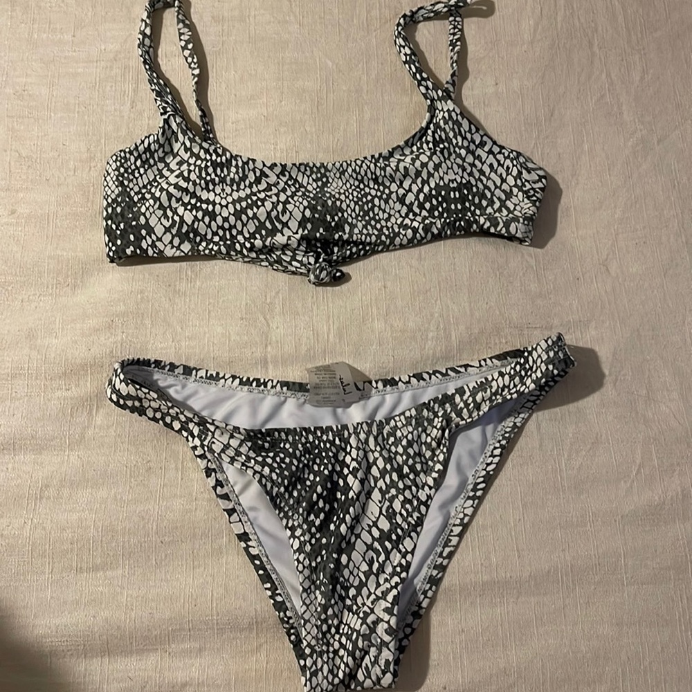 Lulus Snake Print Bikini